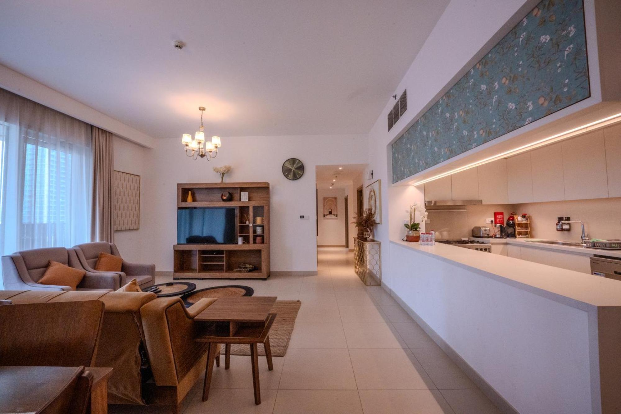 ドバイ 3Br Haven With Burj Views By Magnoliasvhrアパートホテル エクステリア 写真