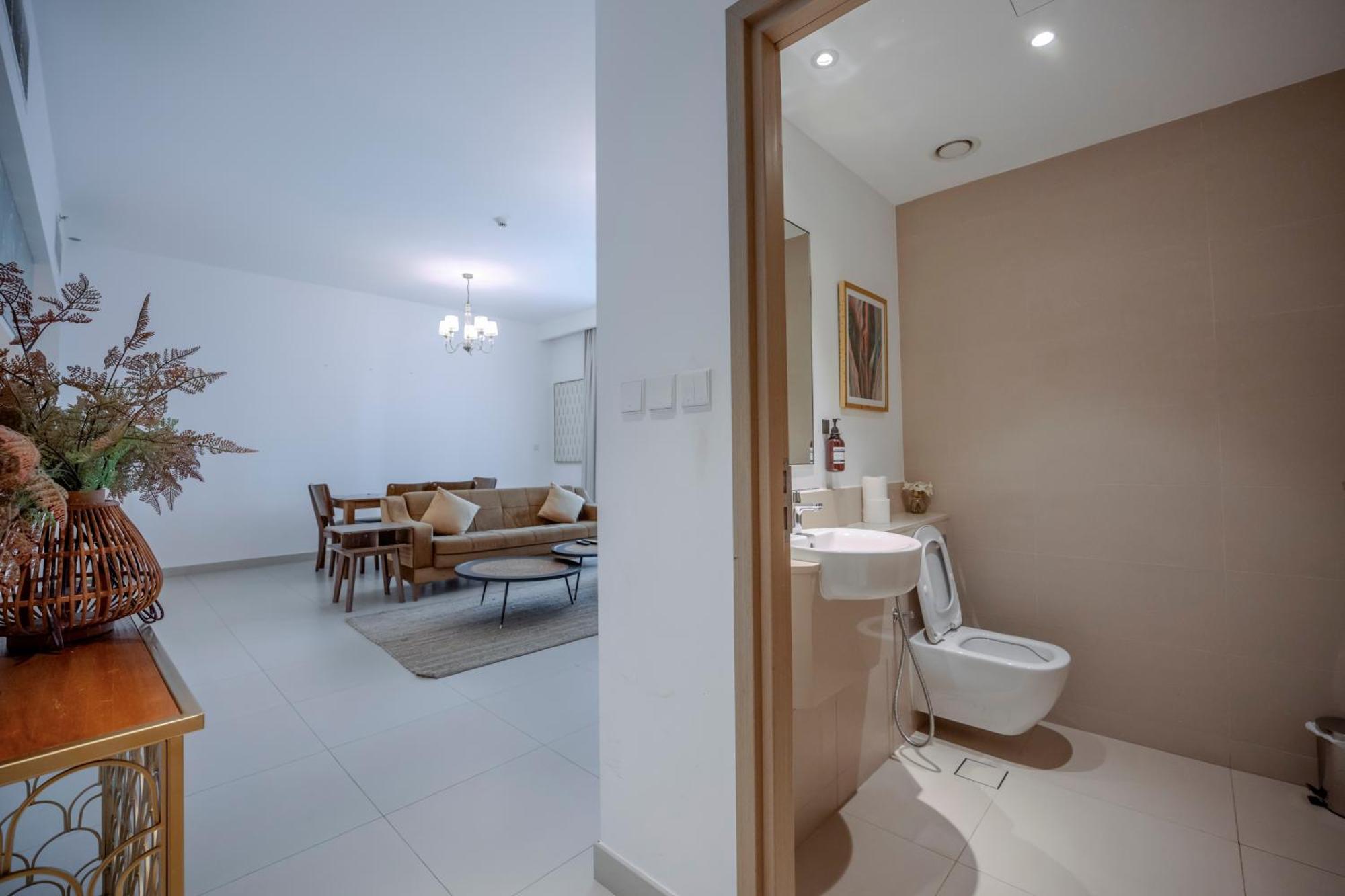 ドバイ 3Br Haven With Burj Views By Magnoliasvhrアパートホテル エクステリア 写真